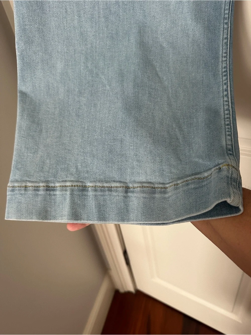 NWT Maeve Light Blue High-Rise Wide-Leg Jeans - Picture 5 of 9